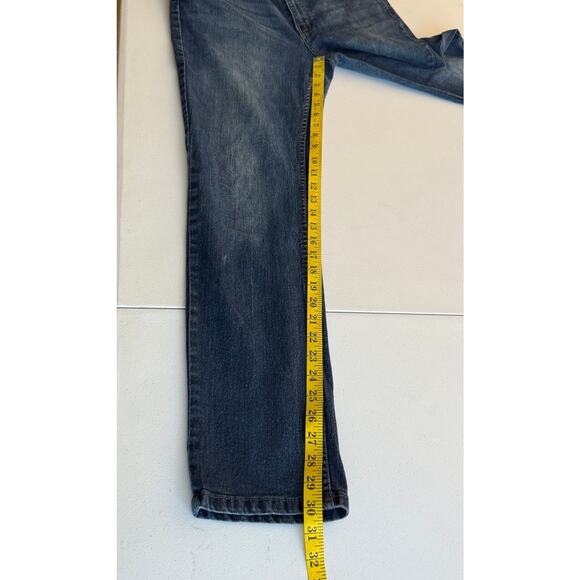 Rugby University Straight Leg Jeans Pants Men 32 x 32 Blue Denim Medium Wash - Picture 6 of 12